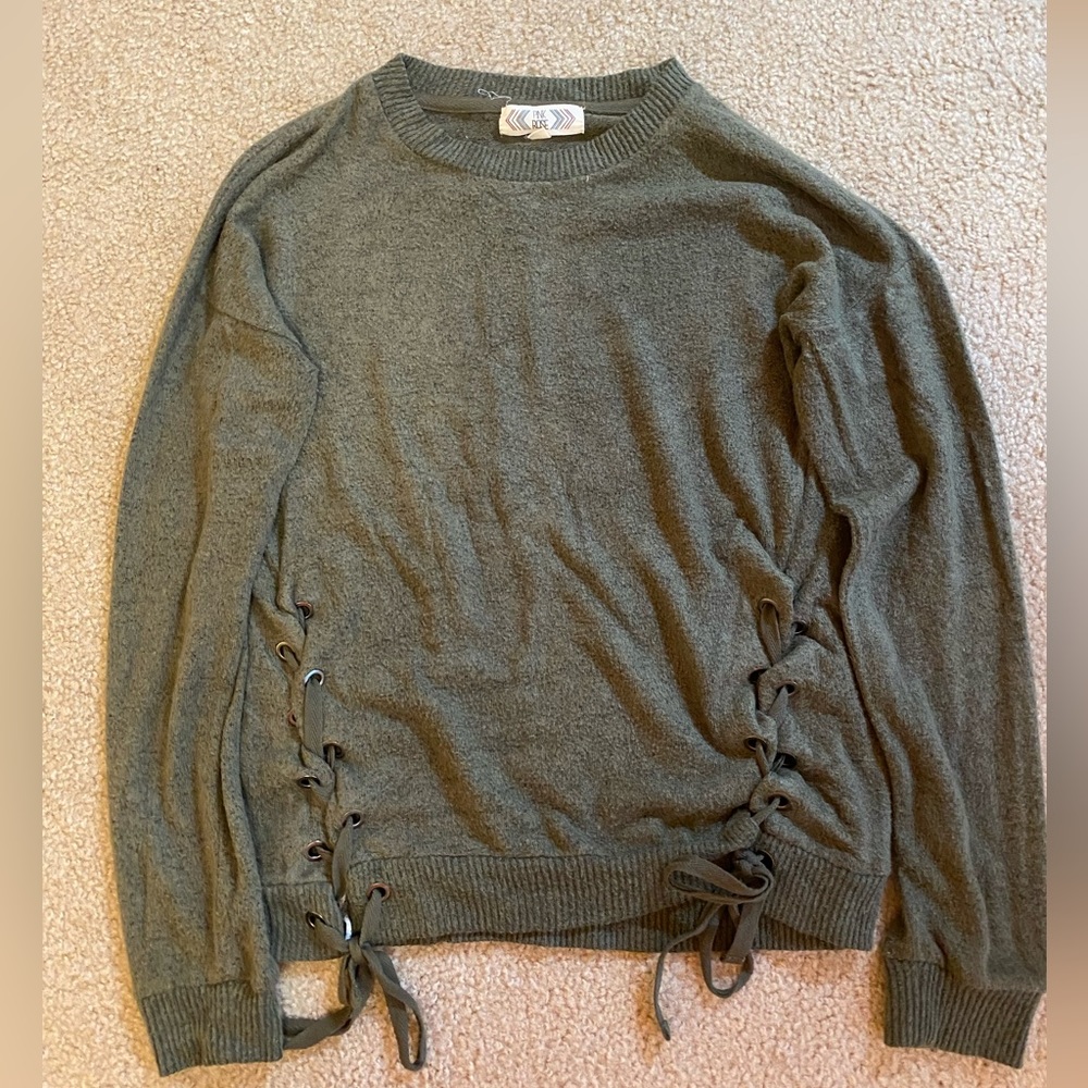 Green sweater